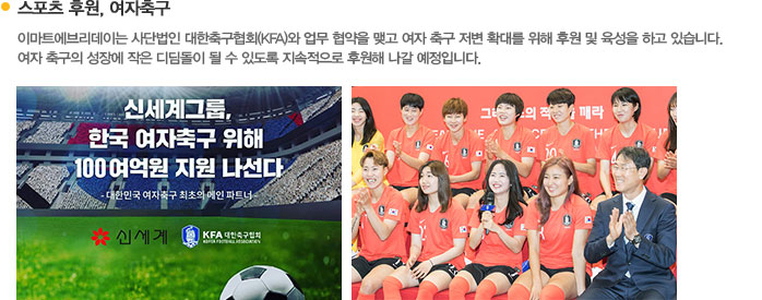 스포츠 후원, 여자축구